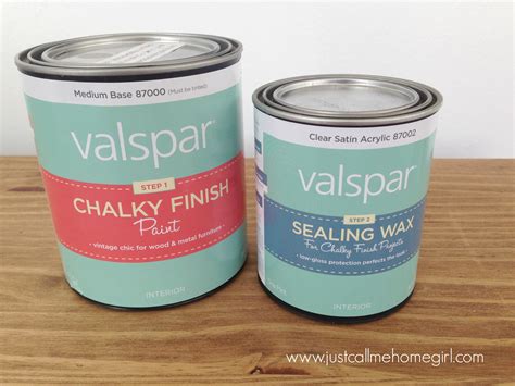 Valspar's Chalky Finish Paint Makeover - Just Call Me Homegirl