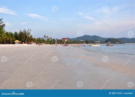 Pantai Tengah Beach stock image. Image of ocean, waves - 38371229