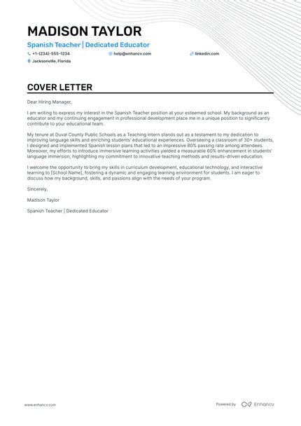 Professional New Teacher Cover Letter Examples And Template For