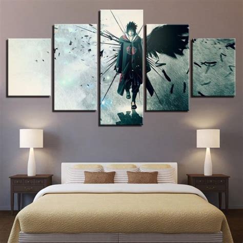 Uchiha Sasuke Naruto Anime Panel Canvas Art Wall Decor Canvas