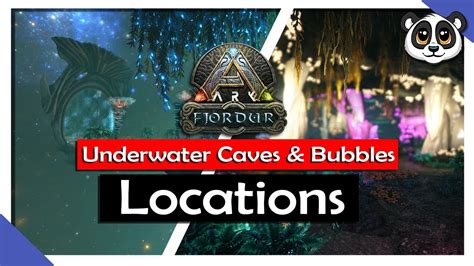 All Underwater Caves & Bubbles Locations | ARK: Fjordur - YouTube