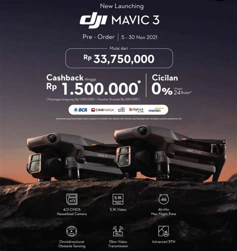 Dji Mavic 3 Resmi Hadir Di Indonesia Harga Mulai 33 Jutaan Rupiah Yangcanggihcom