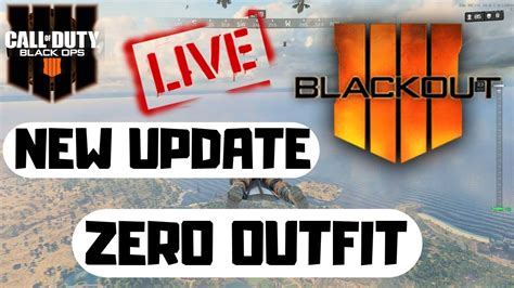 Call Of Duty Black Ops New Update Zero Number Outfit Update