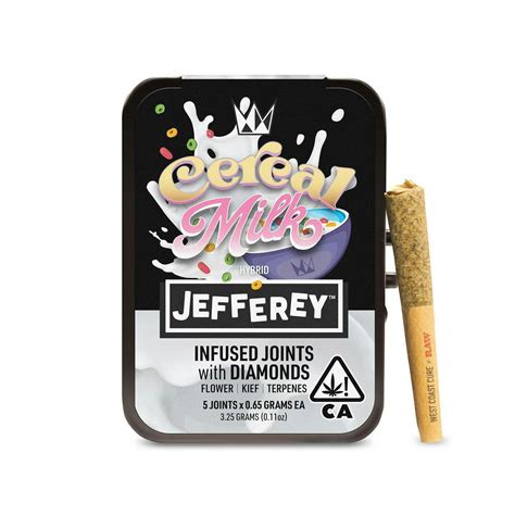 Cereal Milk Jefferey Infused Joint 65g 5 Pack West Coast Cure