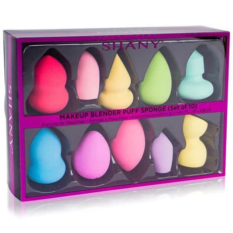 Shany Blender Makeup Sponge Blending Puff Set For Liquid Cream And