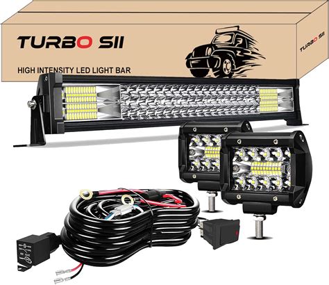 Amazon TURBO SII 22 Inch LED Light Bar Triple Row 306W 30600Lumens