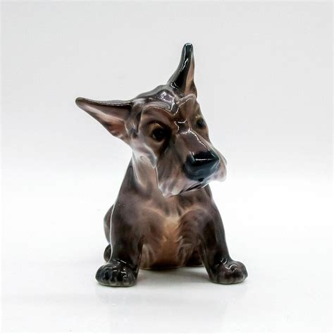 Sold Price Royal Copenhagen Porcelain Figurine Terrier Dog August 1