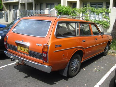 Aussie Old Parked Cars Datsun B Wagon