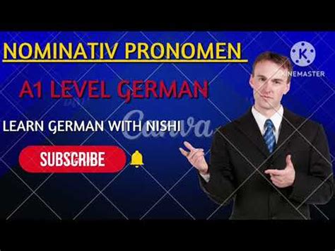 Nominativ Pronomen In German Nominative Pronoun In German Nishi