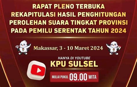 Rekapitulasi KPU Selesai Berikut 11 Dapil Perolehan Suara Parpol Dan