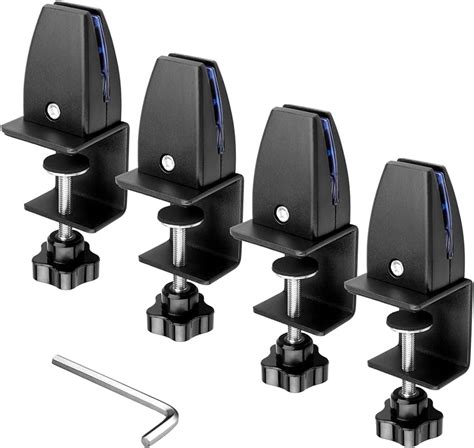 Jsfurn Sneeze Guard Support Clamps Pack Adjustable Office Divider