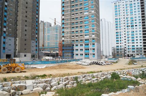 김해장유 율하2지구 원메이저자이 석재마감전면부 공사현황 20180525 커뮤니티 율하인