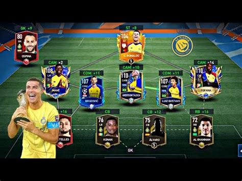 The Winner Al Nassr Best Squad Builder FIFA MOBILE 23 Fifamobile