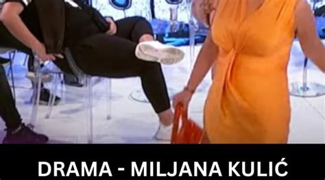 DRAMA MILJANA KULIĆ POBJEGLA IZ EMISIJE Zbog Zole završila u suzama