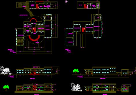 Architecture School Dwg Full Project For Autocad • Designs Cad