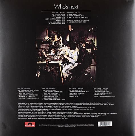 The Who Who's Next - Deluxe Edition - Sealed UK 3-LP vinyl set ...