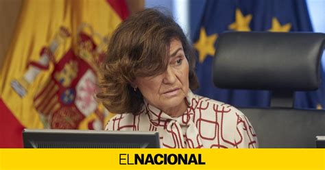 El Psoe Multa A Carmen Calvo Por Ir A La Suya Con La Ley Trans