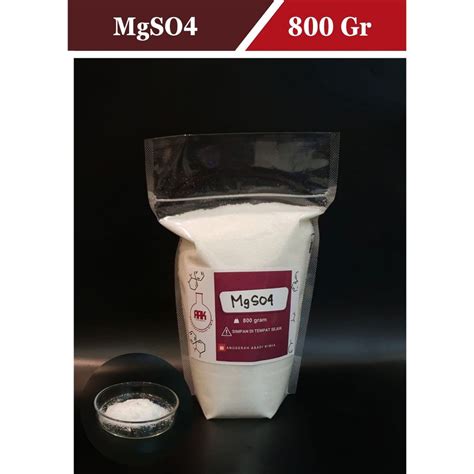 Jual Magnesium Sulfat MgSO4 Garam Inggris Epsom Salt 800 Gram