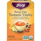 Amazon Yogi Tea Honey Chai Turmeric Vitality Tea Tea Bags