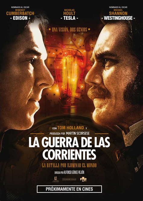 La guerra de las corrientes cartel de la película