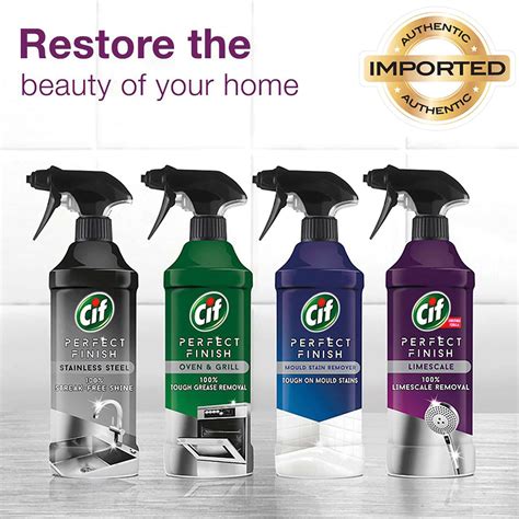 Buy Cif Perfect Finish Limescale Removal Multipurpose Cleaner Spray