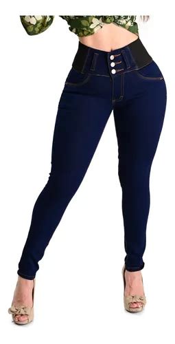 Pantalon De Mezclilla Dama Corte Colombiano Itzi Jeans 383 MercadoLibre