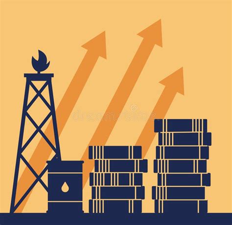 The Oil Price Is Rising Concept Barrels Of Crude Oil Or Petroleum