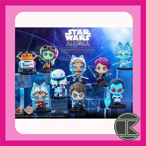 愛蛋客 月預購 Hot Toys Cosbi StarWars 亞蘇卡 玩具 公仔 盲盒 盒玩 一中盒 入 蝦皮購物