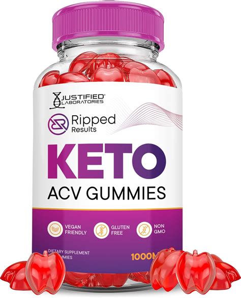 Amazon 2 Pack Ripped Results Keto ACV Gummies Advanced Formula