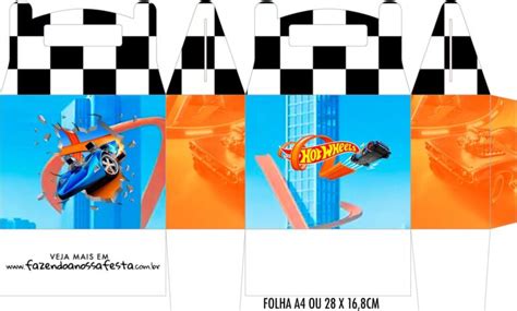 Caixa Maleta Surpresa Hot Wheels Fazendo A Nossa Festa