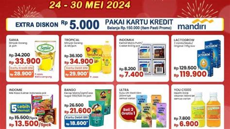 Promo Indomaret Besok 30 Mei 2024 Indomie 5pcs Rp13 500 Susu Beli 3