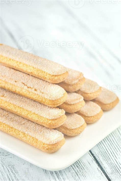 Ladyfinger biscuits savoiardi 25234287 Stock Photo at Vecteezy