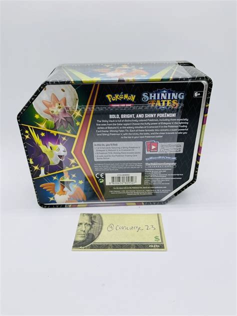 Pokemon Tcg Shining Fates V Cramorant Collector Tin Brand New Factory