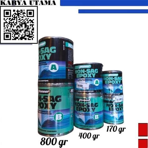 Jual Kalengnya Gram Lem Epoxy Non Sag Pioneer Lem Kapal Lem Ab