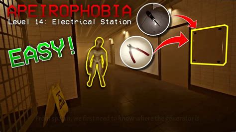 How To Escape Level Electrical Station In Apeirophobia Roblox