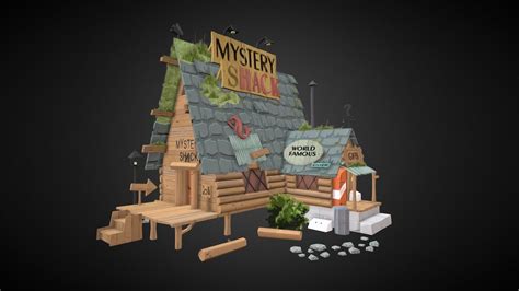 Mystery shack - Gravity Falls - 3D model by g2slr [30b7361] - Sketchfab