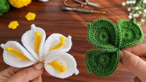 3d⚡💯wow Amazing 💯👌how To Make Calla Lily Crochet Flower⚡💯 Super Easy Crochet Flower Bouquet