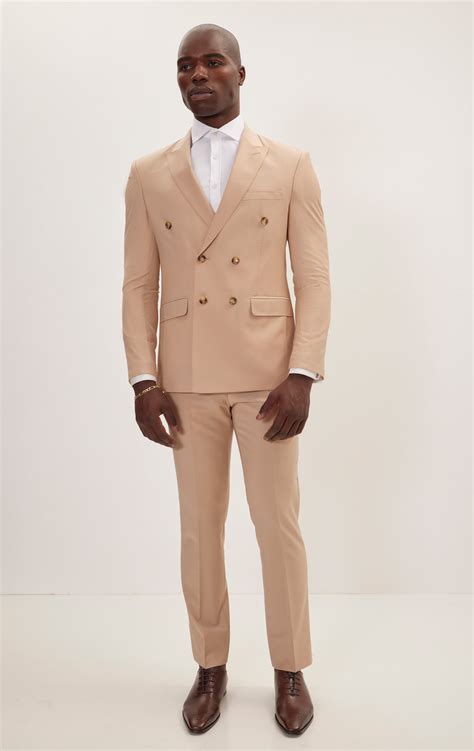 Double Breasted Tan Suit Clearance Bellvalefarms