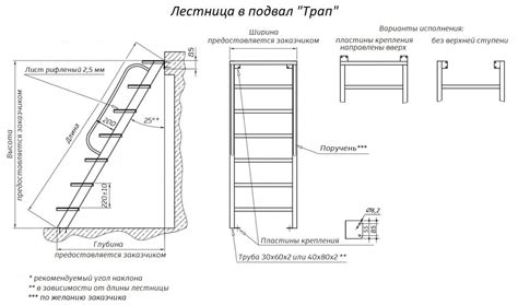 Лестница в подвал