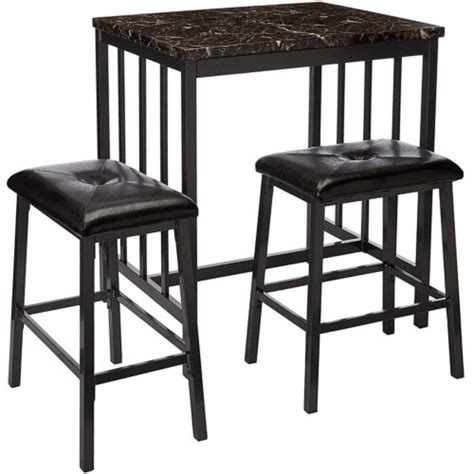 Better Home Products Messina Faux Marble Counter Height Dining Set