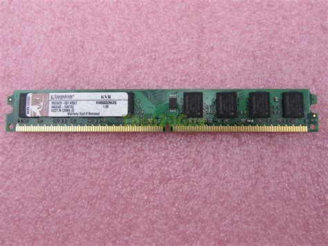 Kingston KVR800D2N6/2G 2GB PC2-6400U DDR2 800 CL6 Low Profile Desktop ...