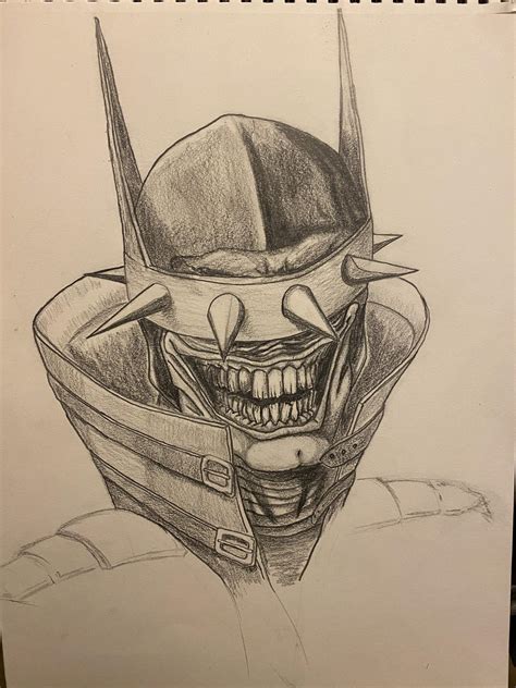 Batman Who Laughs Mask I Just Finished R Batman