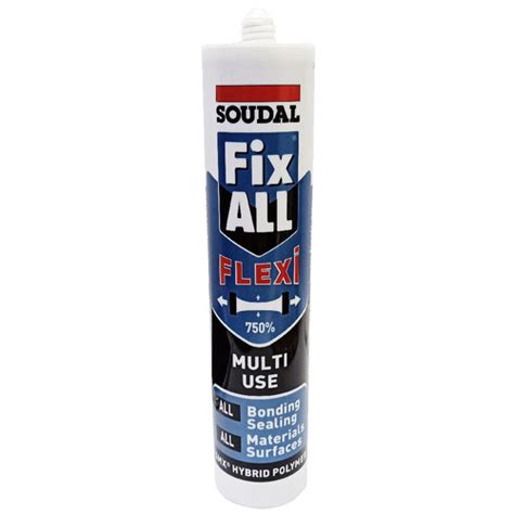 Soudal Fix All Flexi Black Multi Use 290ml Li Fong Hardware