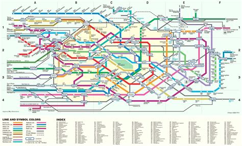 Tokyo Subway Metro Map Map