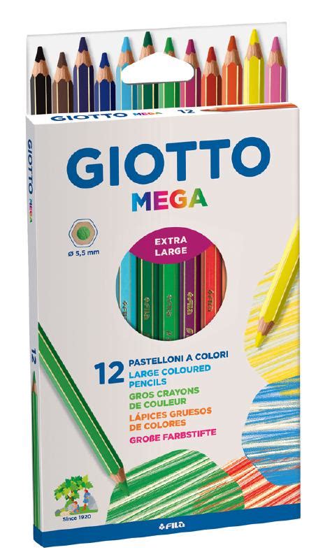 PASTELLONI MEGA GIOTTO 12 COLORI FILA 225600