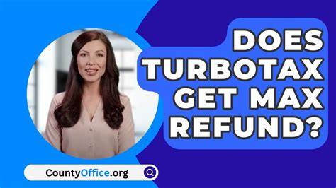 Does Turbotax Get Max Refund CountyOffice Org YouTube