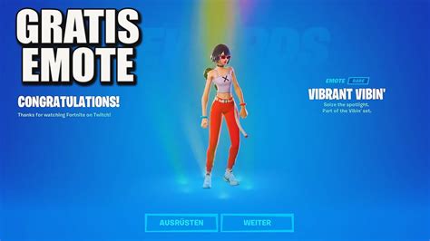 GRATIS Emote In Season 3 Bekommen Fortnite Vibrant Vibin Emote