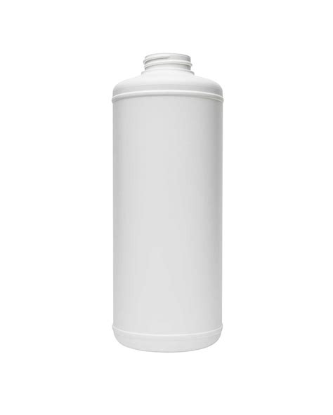 32oz 38 400 White Hdpe Cylinder Round Bottle Paramount Global