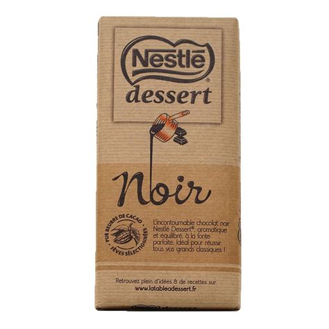 Nestle Dessert Noir - 52% Dark Chocolate Baking Bar, 7oz - myPanier