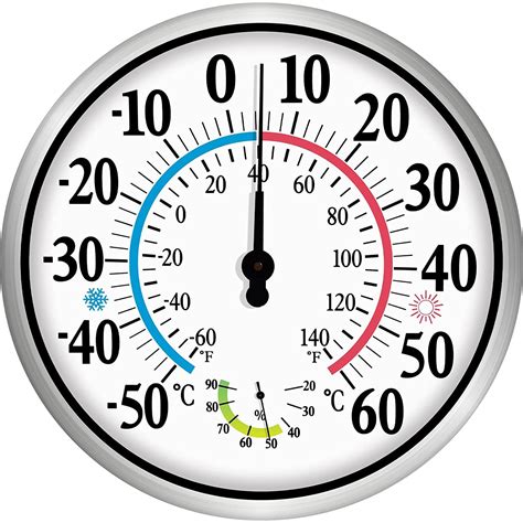 Outdoor Thermometers For Patio Large Outdoor Thermometer